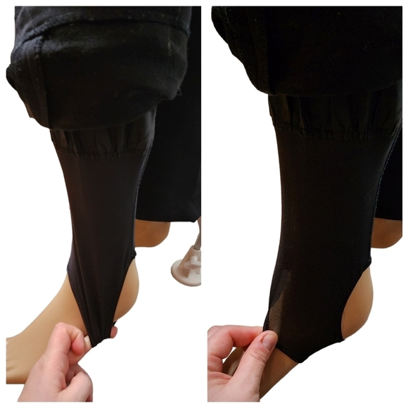 Fera wool stretch black ski, snowboard pants. - Picture 4 of 16